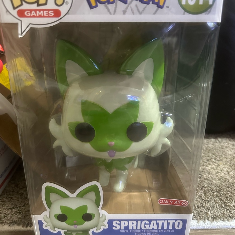 Funko Pop! Games Sprigatito Figure - Green and White
